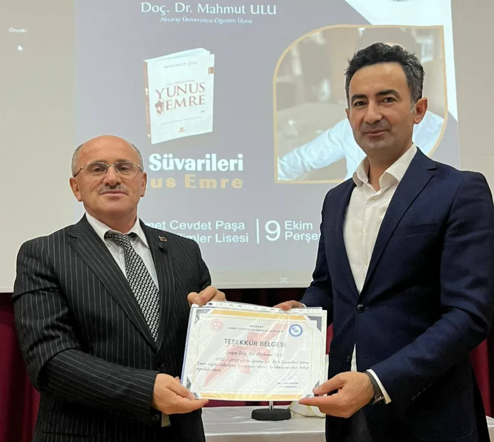 AHMET CEVDET PAŞA SOSYAL BİLİMLER LİSESİ’NDEN ÖĞRENCİLERE KONFERANS
