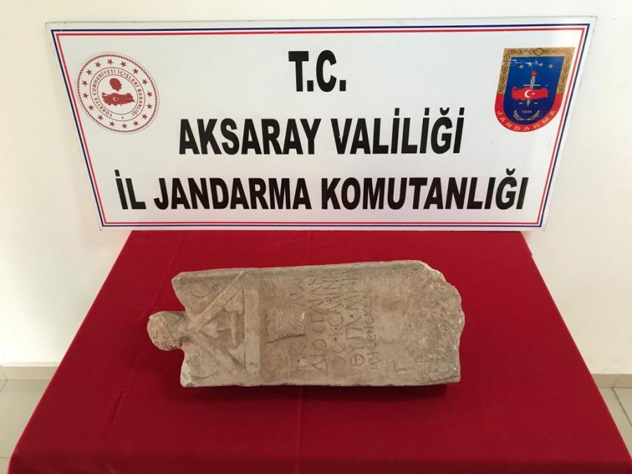 JANDARMADAN TARİHİ ESER OPERASYONU