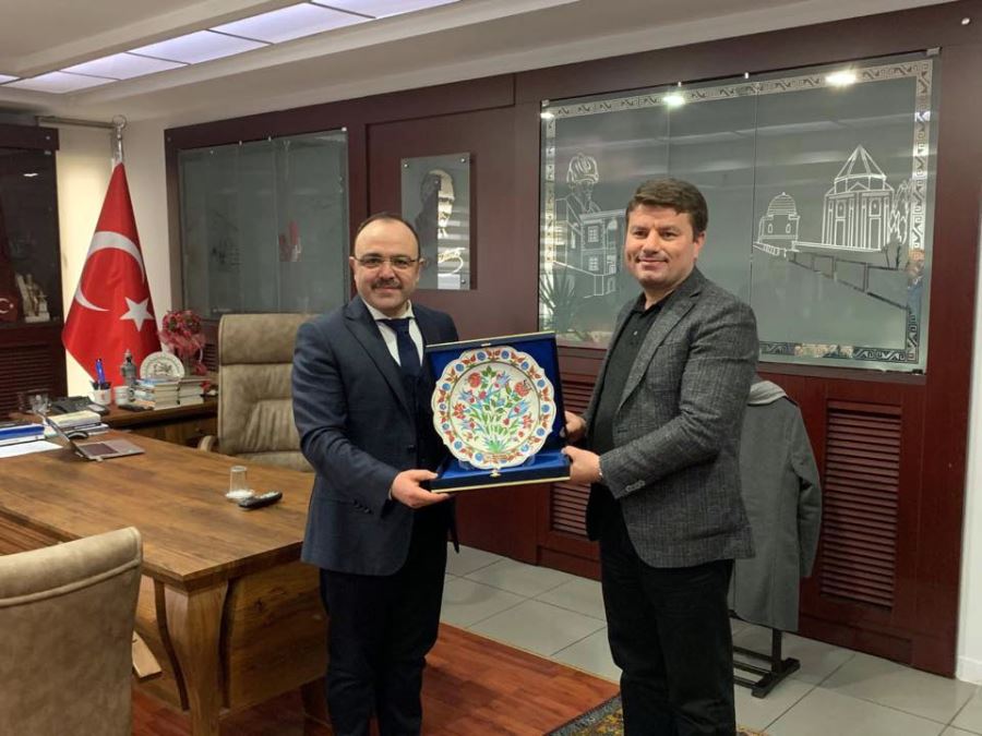 BAŞKAN DİNÇER, KAYMAKAM ERKAYA YIRIK’I ZİYARET ETTİ