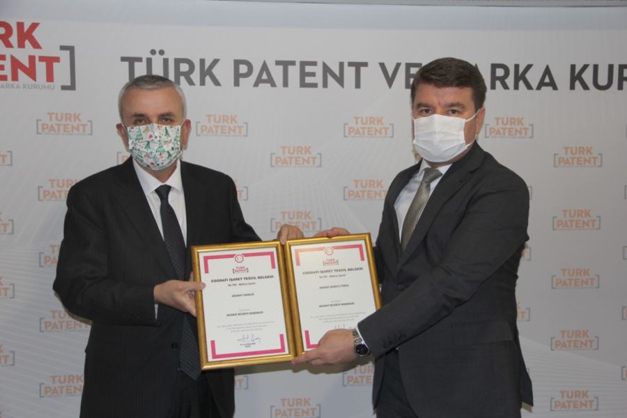 MARKA ÜRÜNLERİN TESCİL BELGELERİ ALINDI.