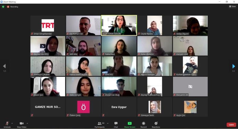 TRT’NİN UZMAN İSİMLERİ İLETİŞİM ÖĞRENCİLERİYLE BULUŞTU.