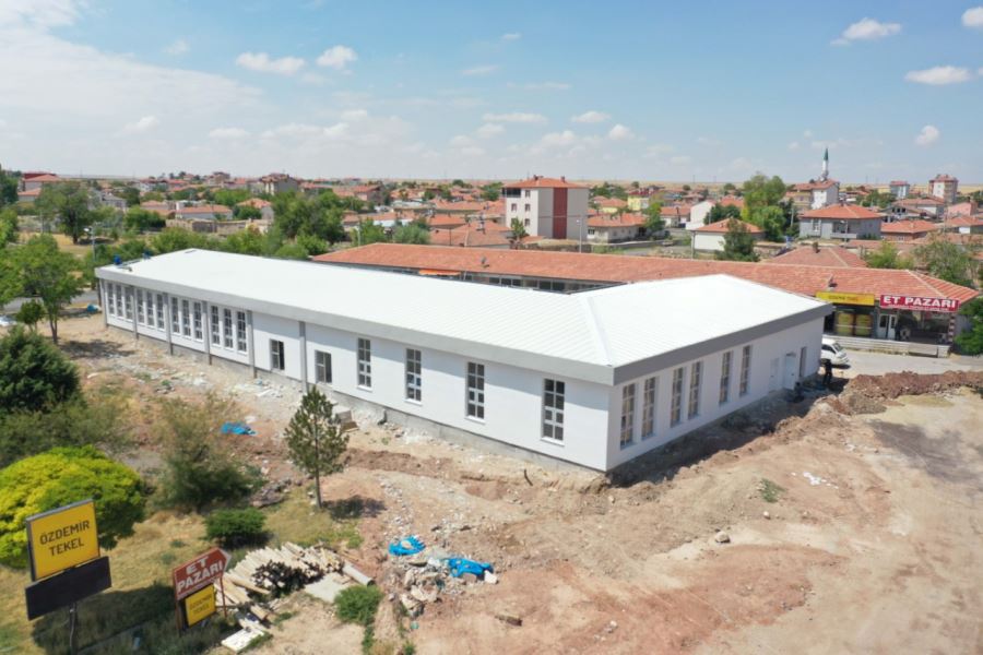 HAMİDİYE-ALACA MAHALLE KONAĞI VE ÇOK AMAÇLI SOSYAL TESİSİ PROJESİNİN KABA İNŞAATI TAMAMLANIYOR