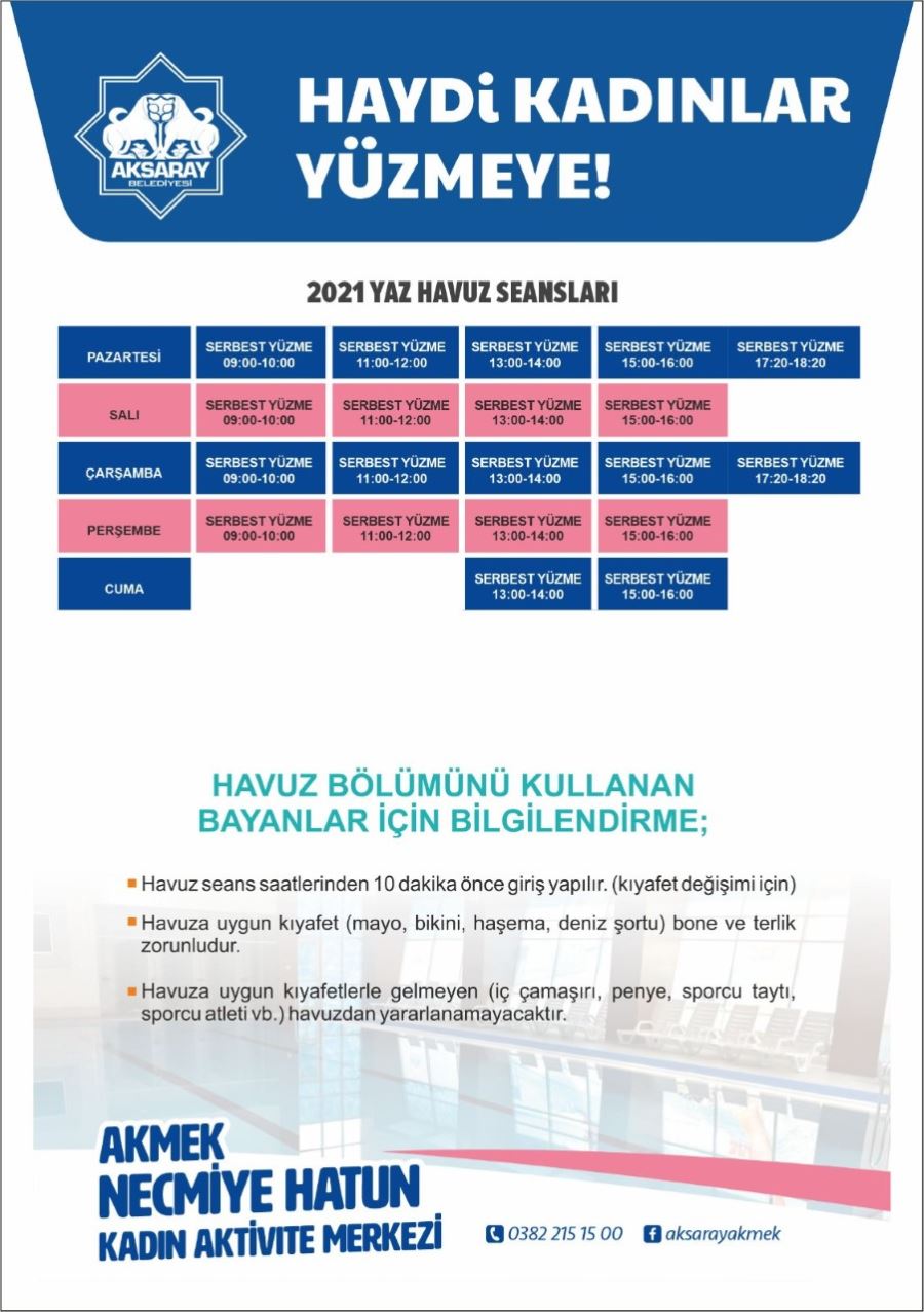 AKMEK VE KADIN AKTİVİTE MERKEZLERİ KURSLAR İÇİN START VERDİ