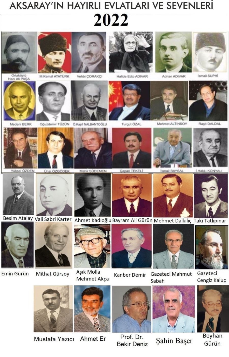 AKSARAY’IN HAYIRLI EVLATLARINA  VEFANIN 28.Sİ GERÇEKLEŞTİRİLDİ.