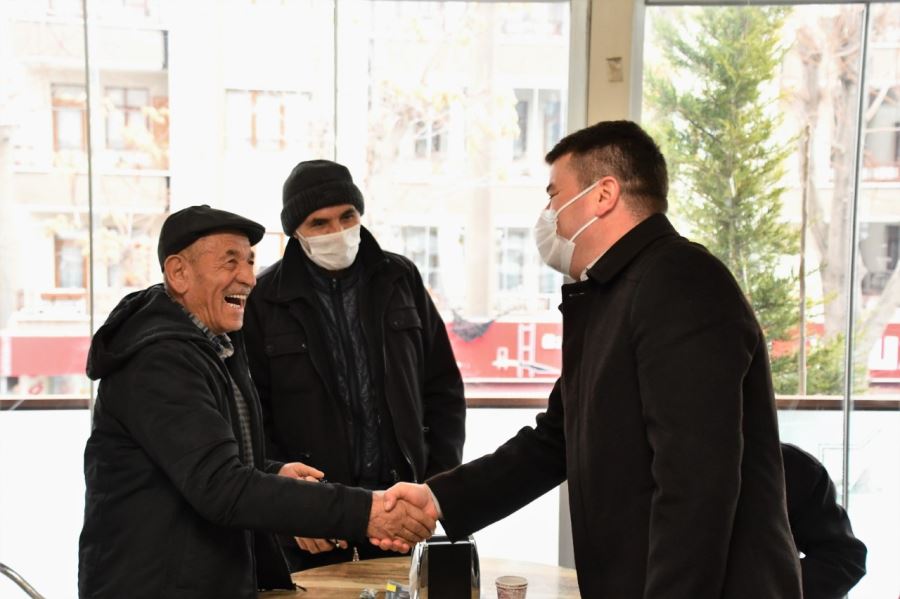 BAŞKAN DİNÇER, EMEKLİ DİNLENME EVİ’Nİ ZİYARET ETTİ