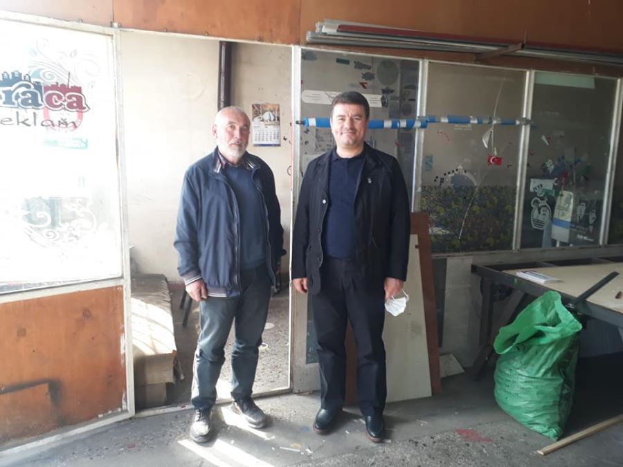 BAŞKAN DİNÇER SANAYİ ESNAFLARINI ZİYARET ETTİ
