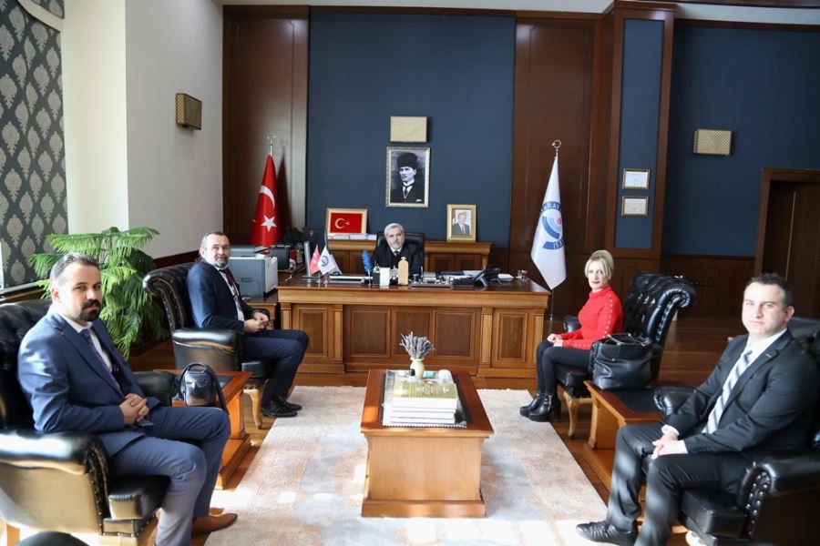 EĞİTİM-İŞ SENDİKASI YÖNETİMİNDEN NEZAKET ZİYARETİ