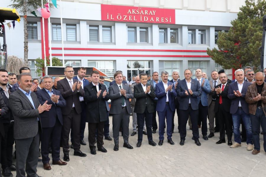 İl Özel İdaresine 32 yeni iş makinası kazandırıldı