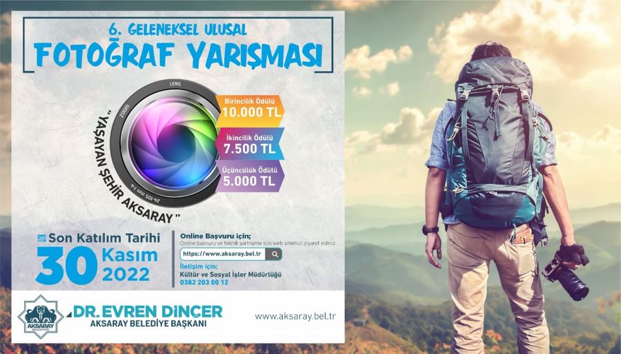 AKSARAY BELEDİYESİ ‘YAŞAYAN ŞEHİR AKSARAY’ TEMALI FOTOĞRAF YARIŞMASI DÜZENLİYOR