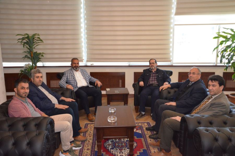 BASIN MENSUPLARI ATSO BAŞKANI GÖKTAŞ’I ZİYARET ETTİ