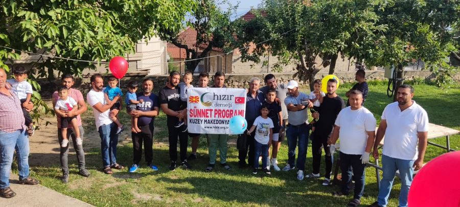 Hızır Yardım Derneği Kuzey Makedonya’daki 200 çocuğu sünnet ettirdi  