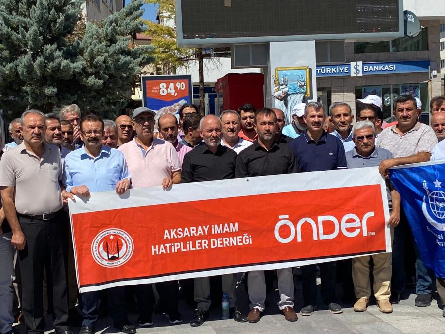AKSARAY ÖNDER İMAMHATİPLİLER DERNEĞİ BASIN AÇIKLAMASI
