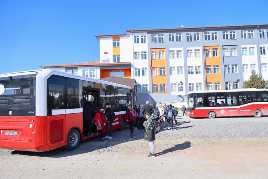 KYK YURTLARINDA KALAN DEPREMZELERE AKSARAY BELEDİYESİNDEN ÜCRETSİZ SERVİS İMKANI