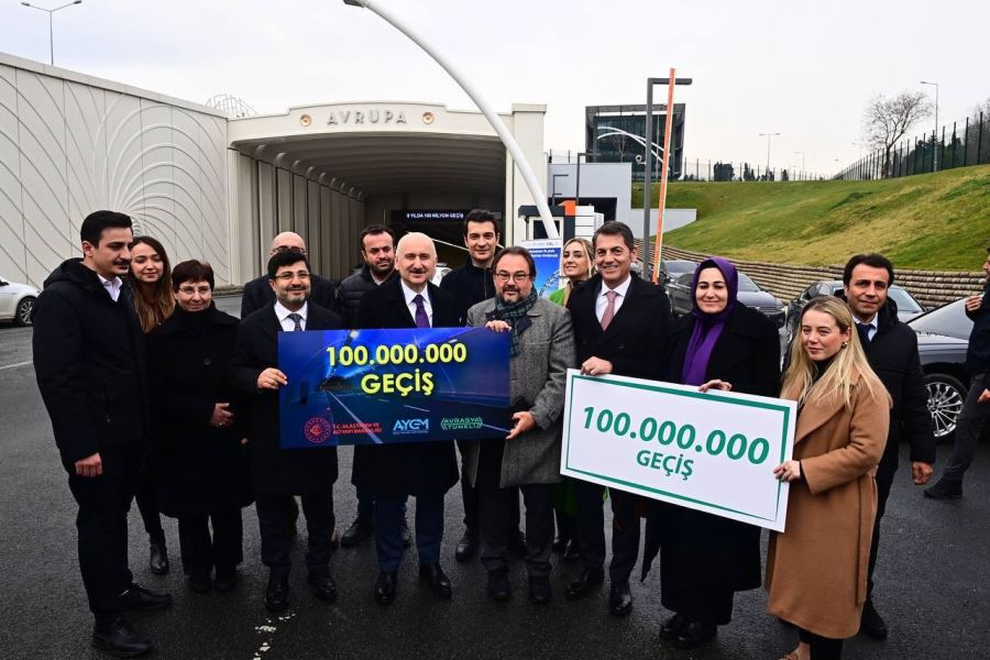 ULAŞTIRMA VE ALTYAPI BAKANI KARAİSMAİLOĞLU:AVRASYA TÜNELİ’NDEN 100 MİLYON ARAÇ GEÇTİ