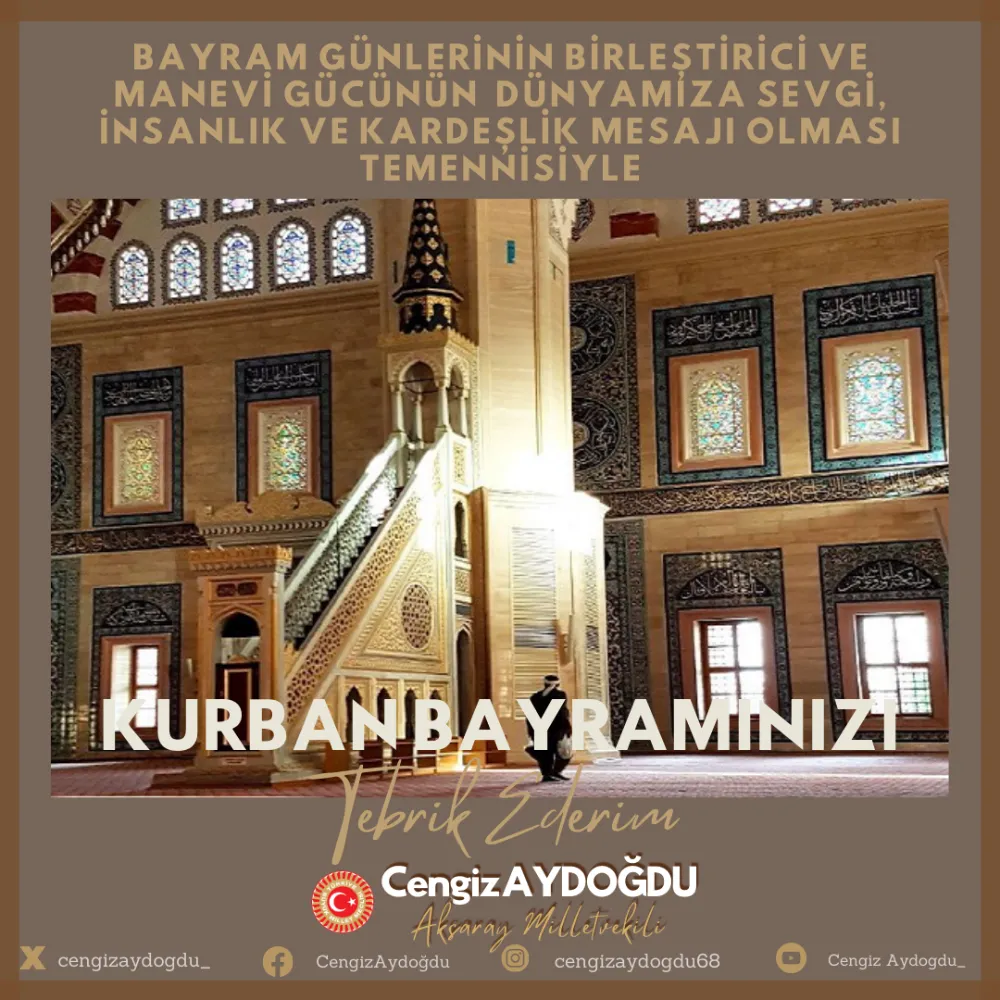 MİLLETVEKİLİ CENGİZ AYDOĞDU