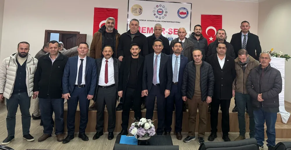Büro Memur Sen Aksaray Şube Başkanı Halil Yalçın Güven Tazeledi.